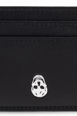 Alexander McQueen BLACK Leather card case
