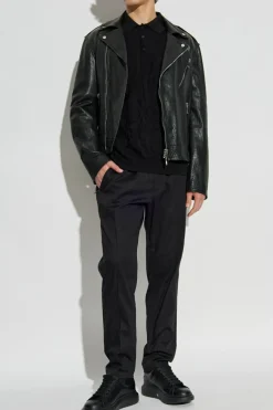 Alexander McQueen BLACK Leather jacket