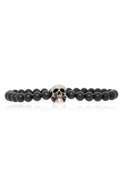 Alexander McQueen BLACK Obsidian bracelet