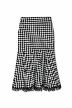 Alexander McQueen BLACK Patterned skirt