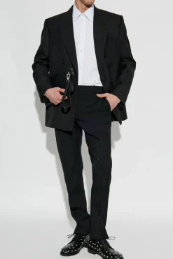 Alexander McQueen BLACK Pleated Pants