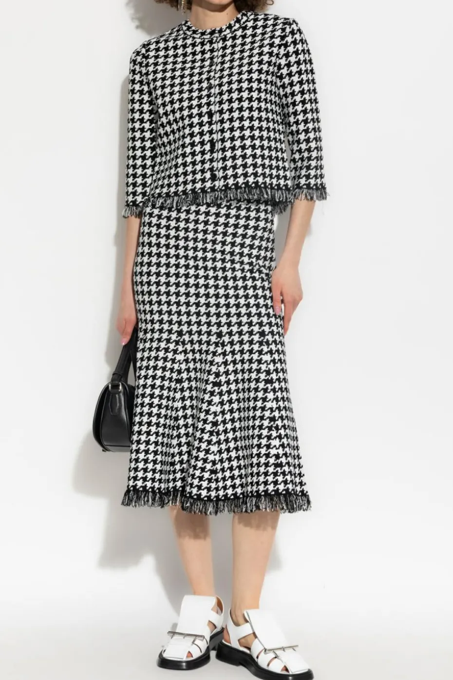 Alexander McQueen BLACK Patterned Cardigan