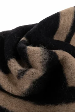 Alexander McQueen BLACK Scarf with fringes