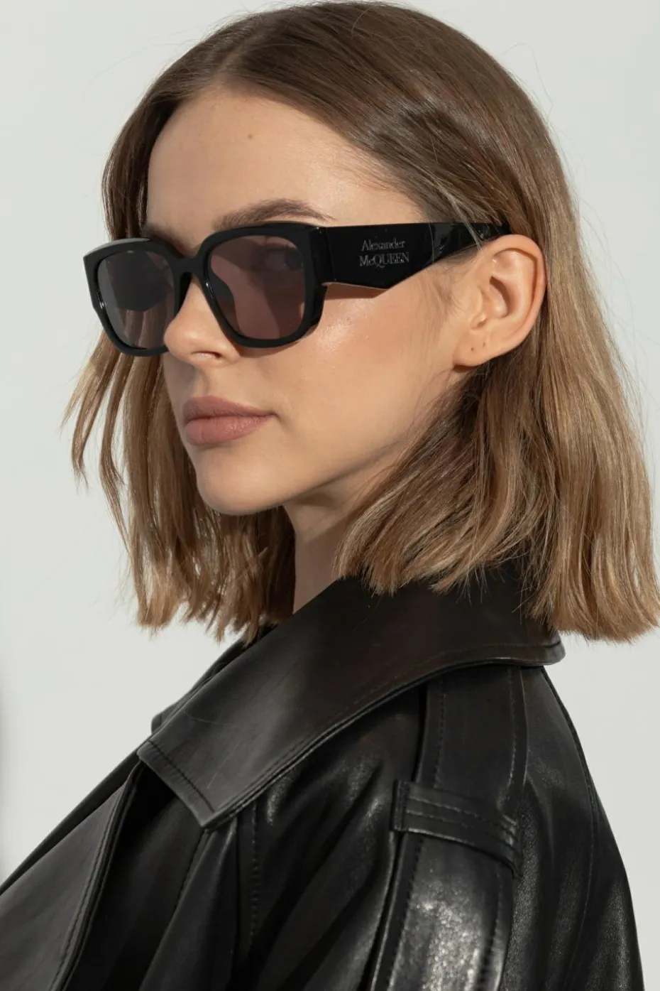 Alexander McQueen BLACK Sunglasses