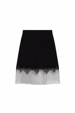 Alexander McQueen BLACK Skirt with lace