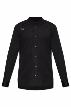 Alexander McQueen BLACK Shirt with applique