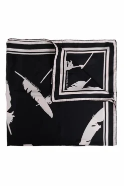 Alexander McQueen BLACK Silk scarf