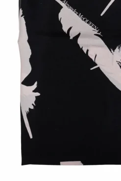 Alexander McQueen BLACK Silk scarf