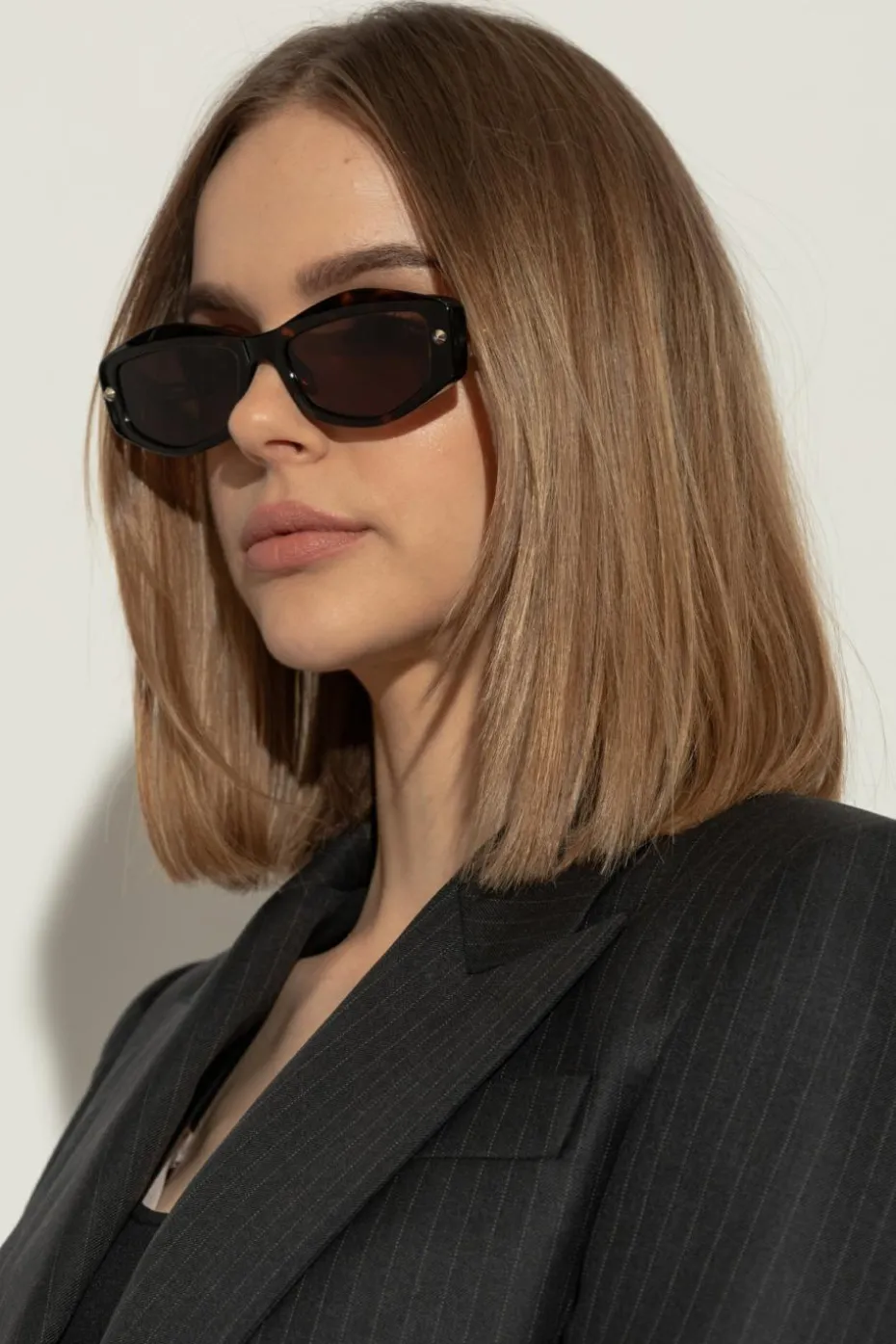 Alexander McQueen BLACK Sunglasses