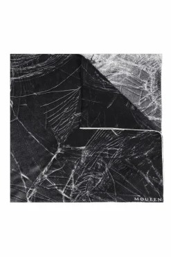 Alexander McQueen BLACK Silk scarf