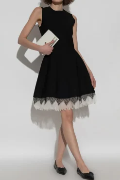 Alexander McQueen BLACK Sleeveless dress