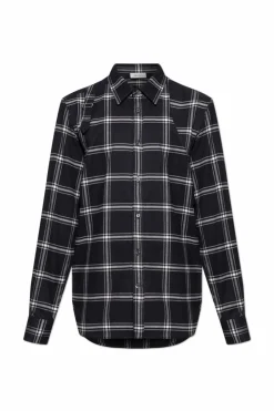 Alexander McQueen BLACK Shirt with check pattern