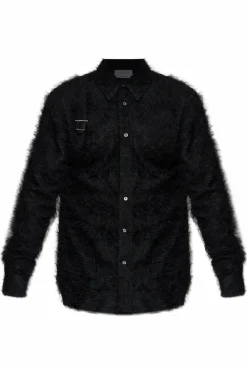 Alexander McQueen BLACK Shirt with fringes