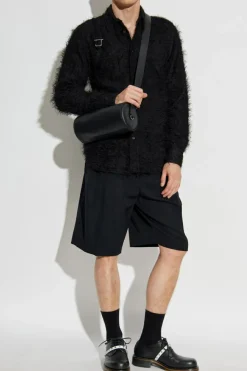 Alexander McQueen BLACK Shirt with fringes
