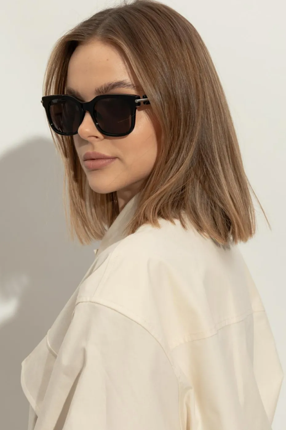Alexander McQueen BLACK Sunglasses