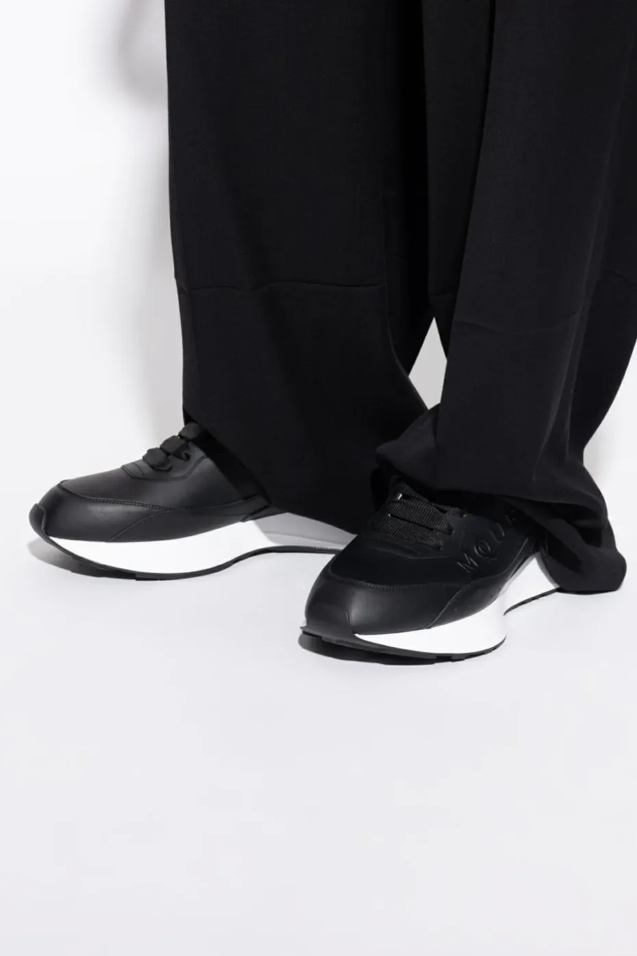 Alexander McQueen BLACK Sports shoes with logo