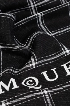 Alexander McQueen BLACK Wool scarf