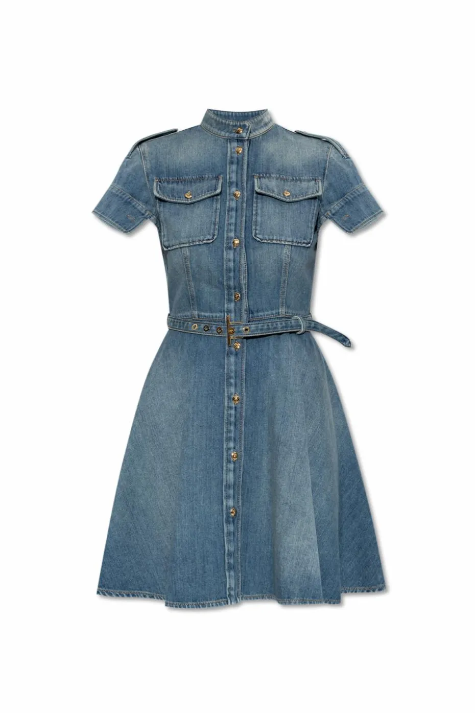 Alexander McQueen BLUE Denim dress