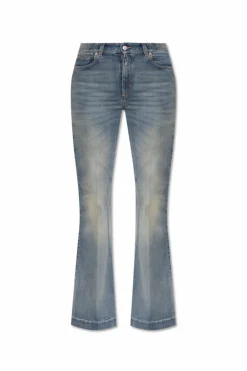 Alexander McQueen BLUE Flared leg jeans