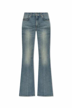 Alexander McQueen BLUE Jeans with slightly flared legs