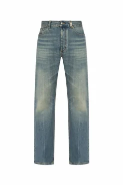 Alexander McQueen BLUE Jeans with logo