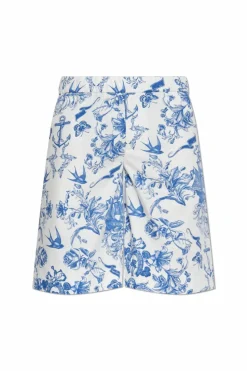 Alexander McQueen BLUE Printed shorts