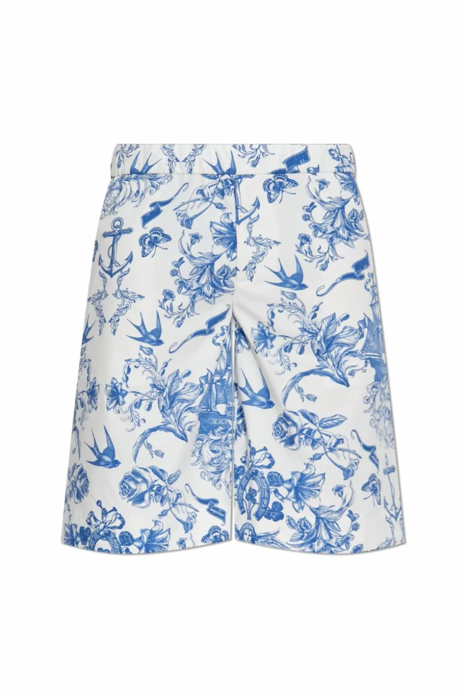 Alexander McQueen BLUE Printed shorts