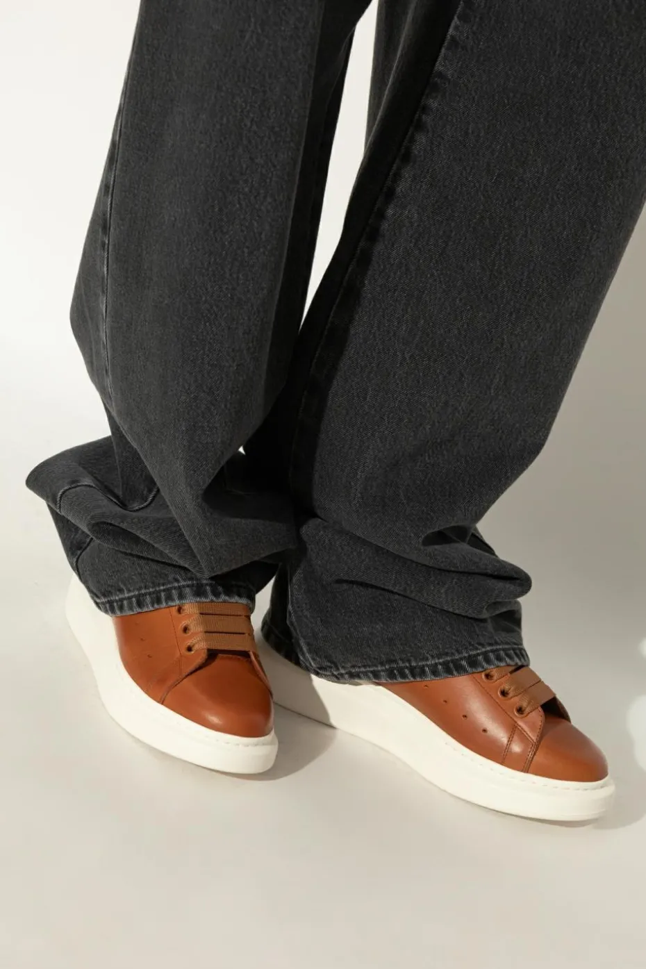Alexander McQueen BROWN Sneakers Oversized Retro