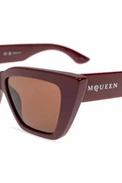 Alexander McQueen BURGUNDY Sunglasses