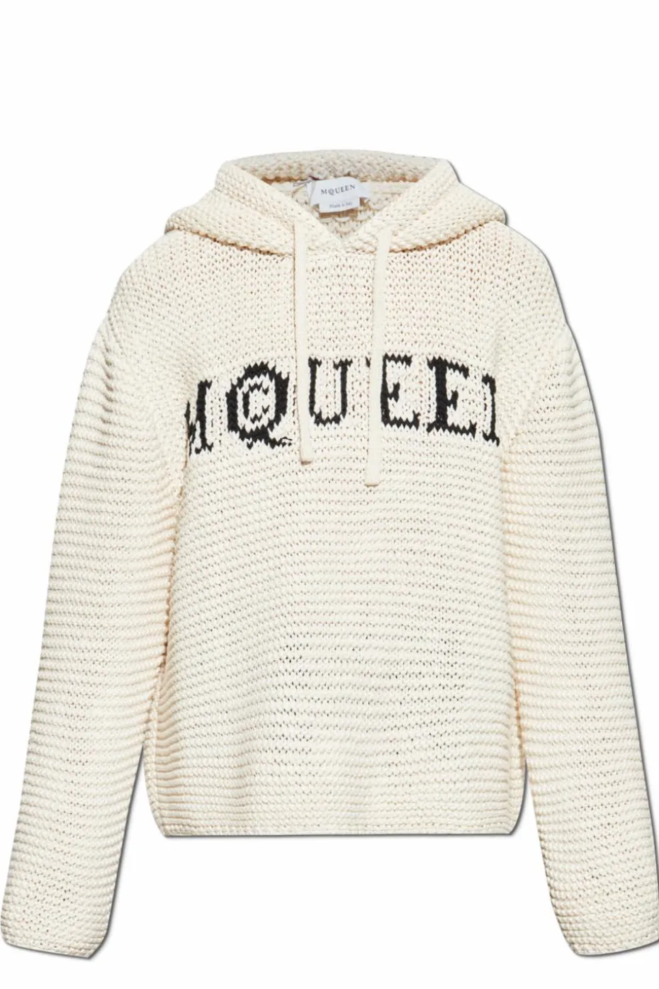 Alexander McQueen cream Sweater with logo