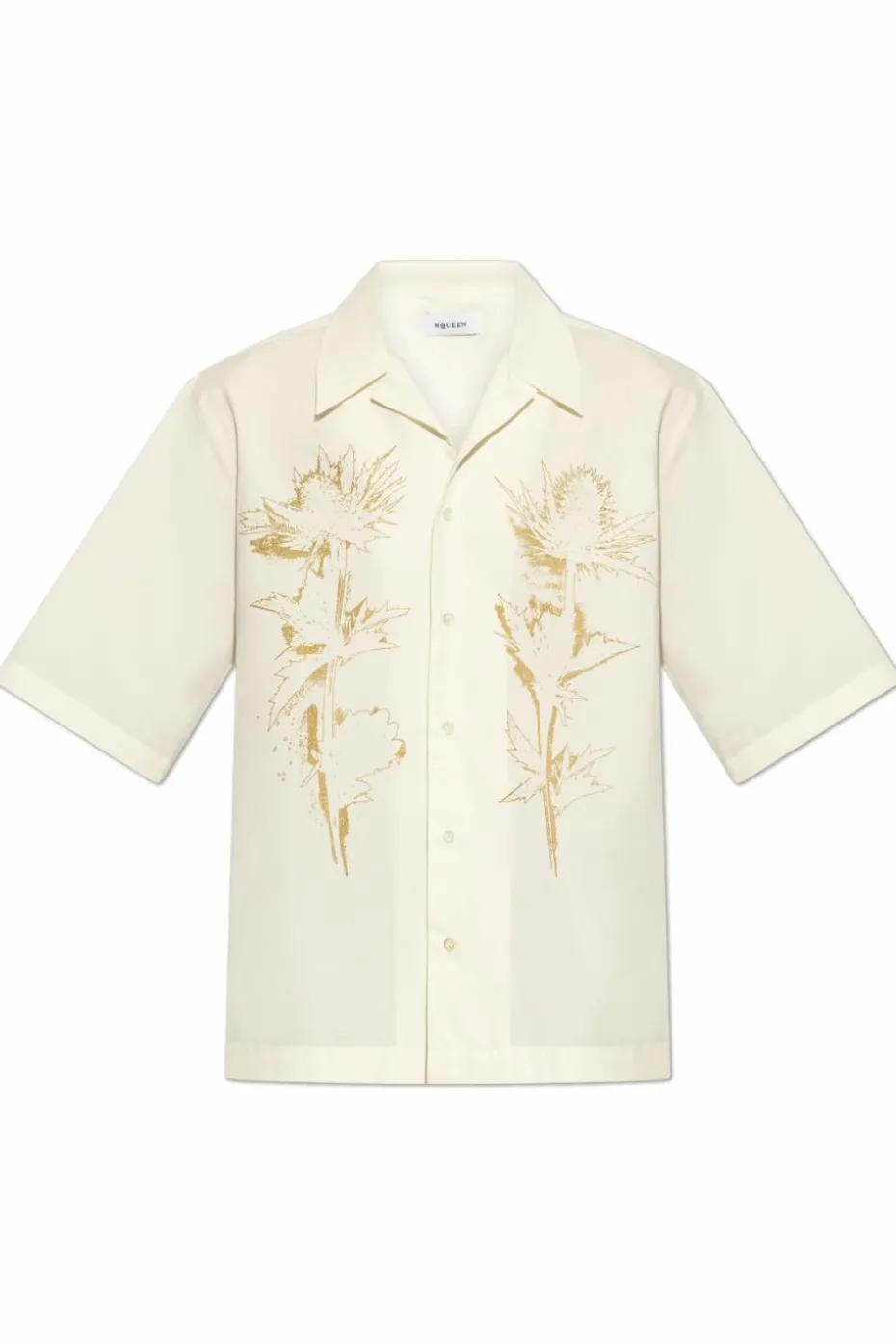 Alexander McQueen cream Shirt with print