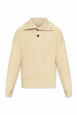 Alexander McQueen cream Wool sweater