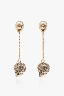 Alexander McQueen GOLD Brass earrings