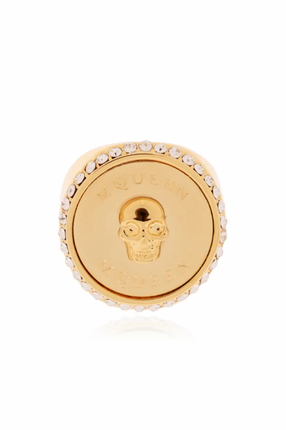 Alexander McQueen GOLD Brass ring