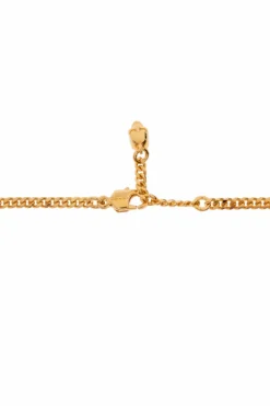 Alexander McQueen GOLD Logo Necklace