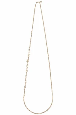 Alexander McQueen GOLD Necklace with logo