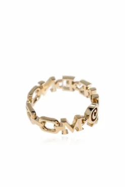 Alexander McQueen GOLD Ring with logo