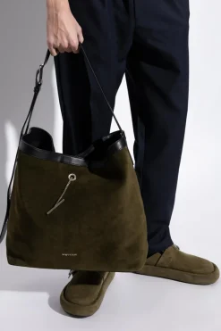 Alexander McQueen GREEN Bag Pandant in 'shopper' style