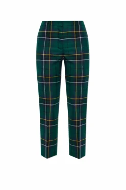 Alexander McQueen GREEN Plaid trousers
