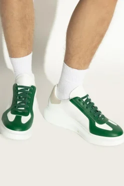 Alexander McQueen GREEN Sports shoes with logo