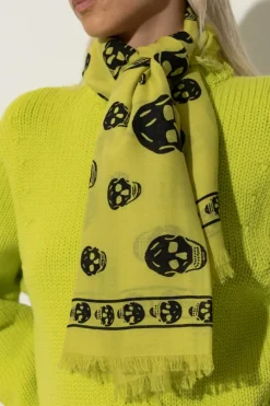 Alexander McQueen GREEN Wool Scarf