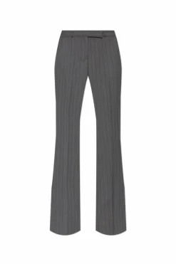 Alexander McQueen GREY Herringbone pattern trousers