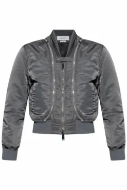 Alexander McQueen GREY Jacket with zippers