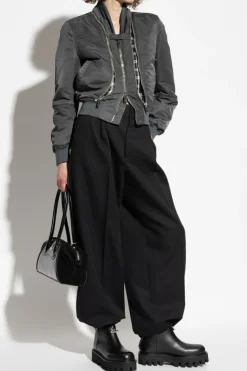 Alexander McQueen GREY Jacket with zippers