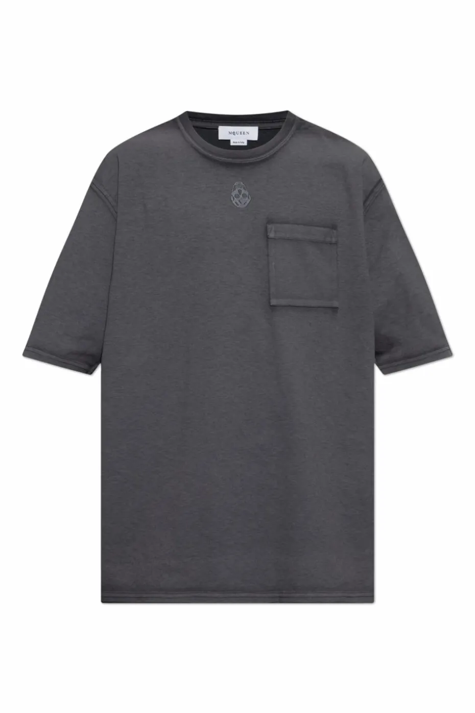 Alexander McQueen GREY T-shirt with logo
