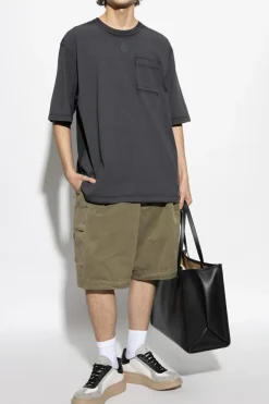 Alexander McQueen GREY T-shirt with logo