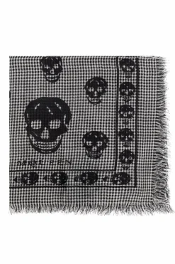 Alexander McQueen GREY Wool scarf