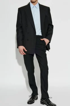 Alexander McQueen light blue Cotton shirt