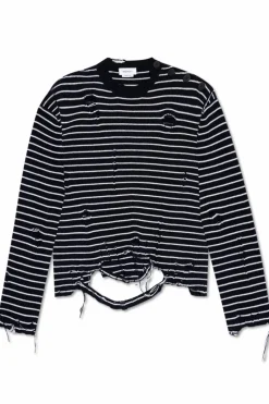 Alexander McQueen NAVY BLUE Wool Sweater