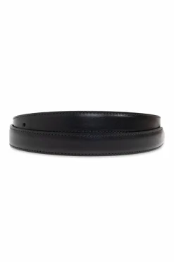 Alexander McQueen NAVY BLUE Leather belt